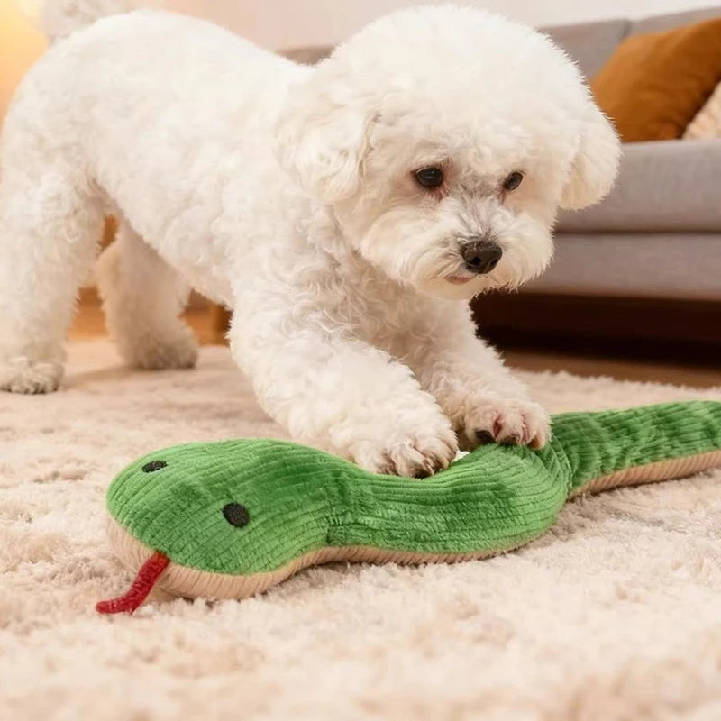 Cat Kicker Snake Toy – 16.5" Interactive Plush