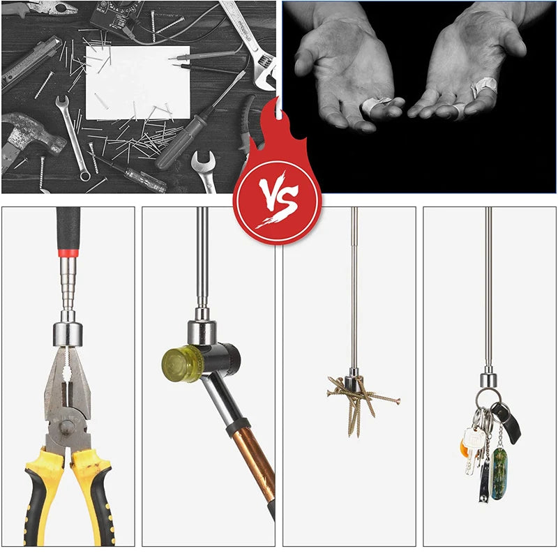 Telescoping Magnetic Pickup Tool – Extendable Pocket Magnet