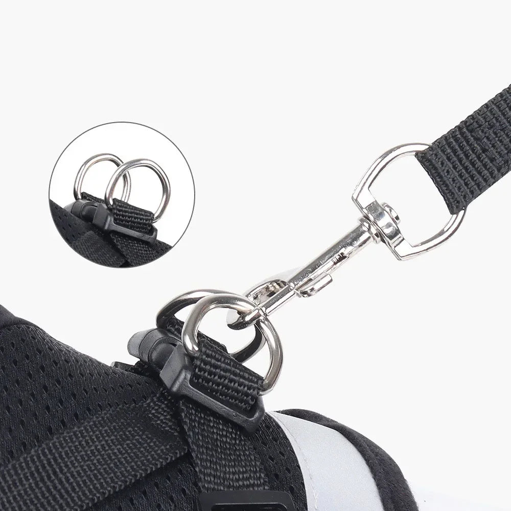 Escape-Proof Cat Harness & Leash Set – Reflective Mesh