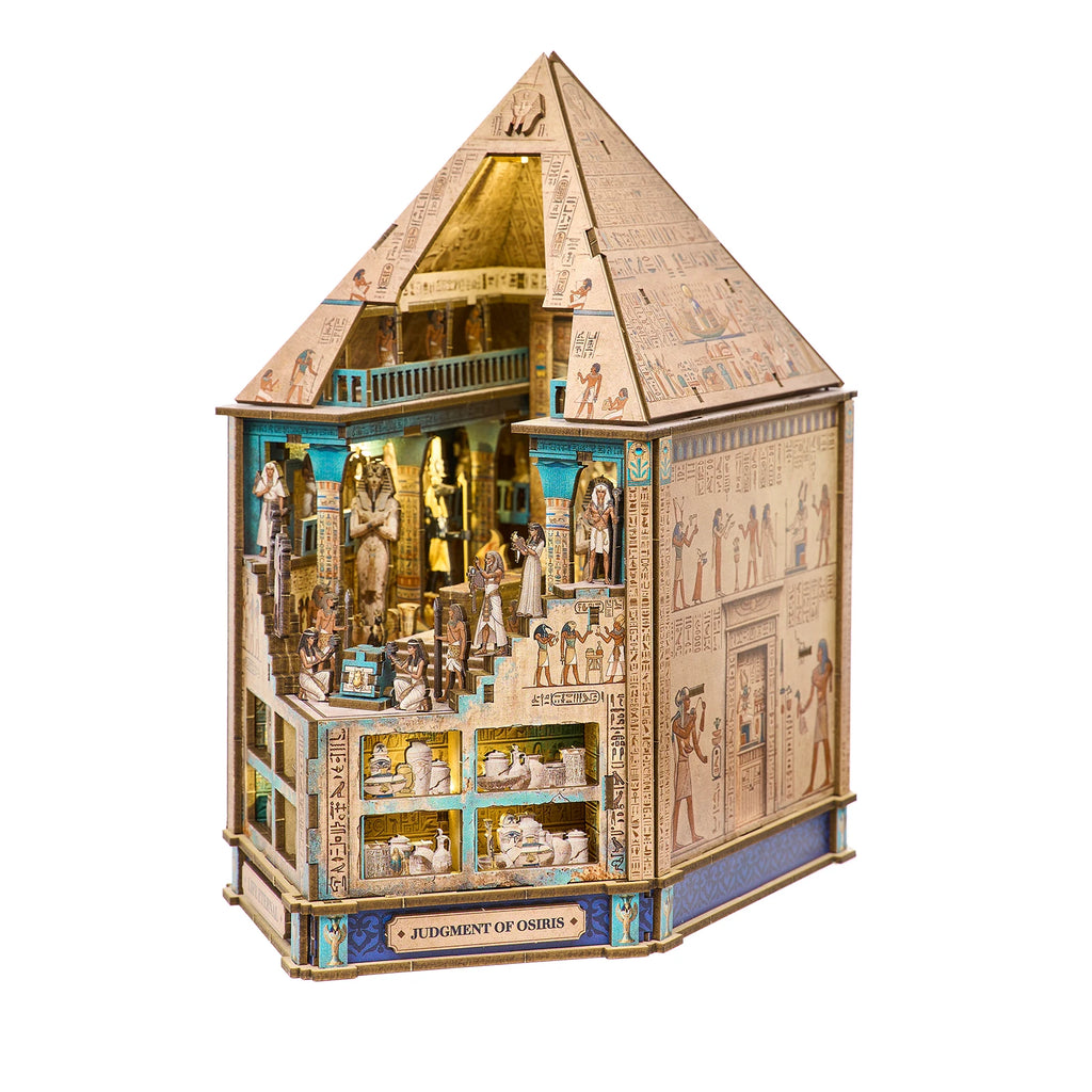 Egyptian Pharaoh Book Nook Kit – 3D Wooden DIY Model