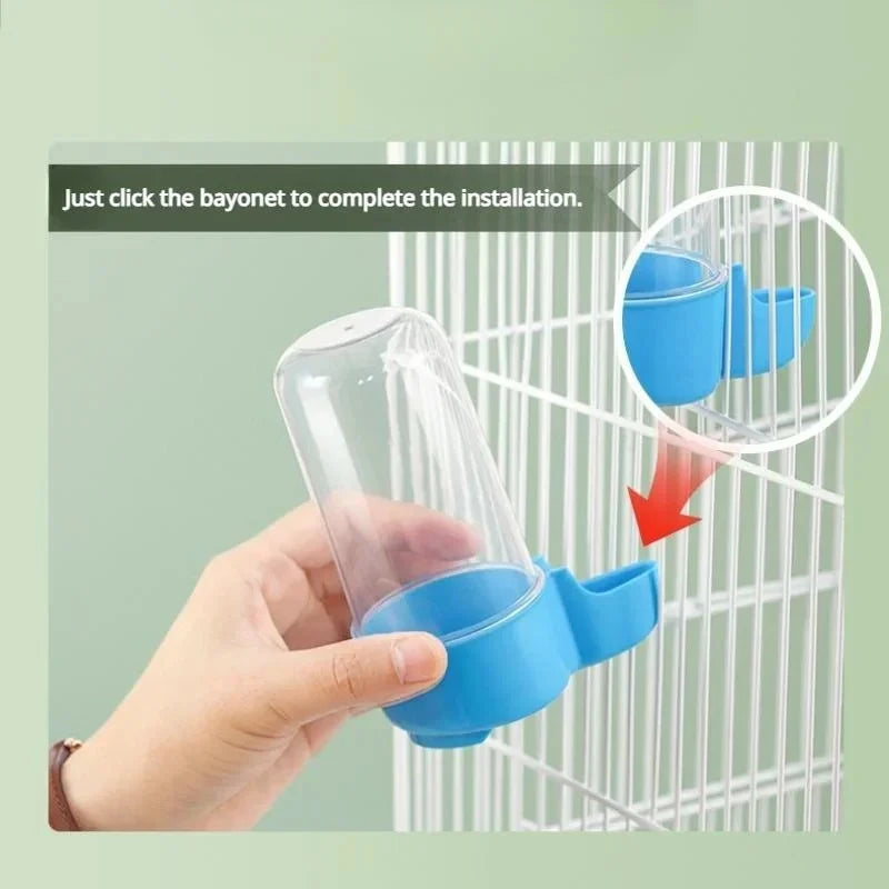 Hanging Bird Feeder & Water Dispenser for Cages