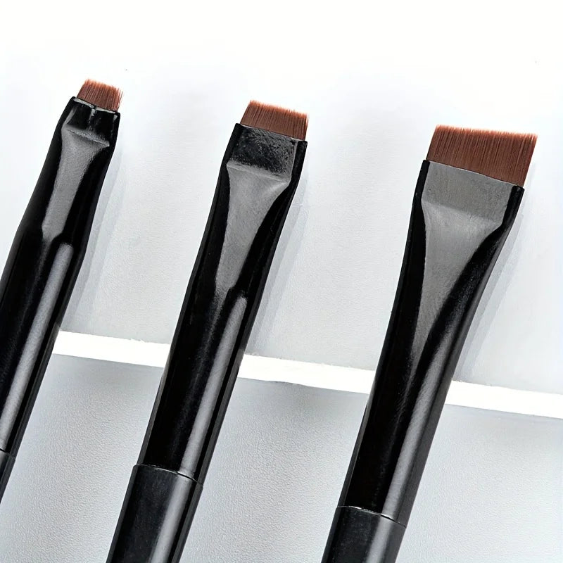 3-Piece Precision Eyeliner & Brow Brush Set