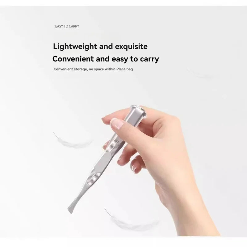 LED Light Precision Tweezers – Stainless Steel