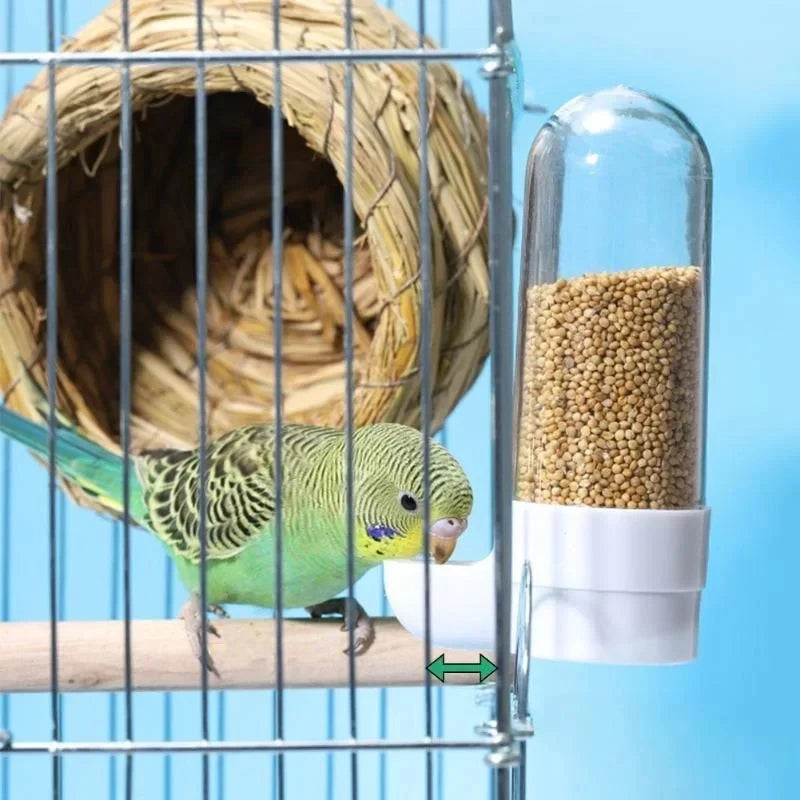Hanging Bird Feeder & Water Dispenser for Cages