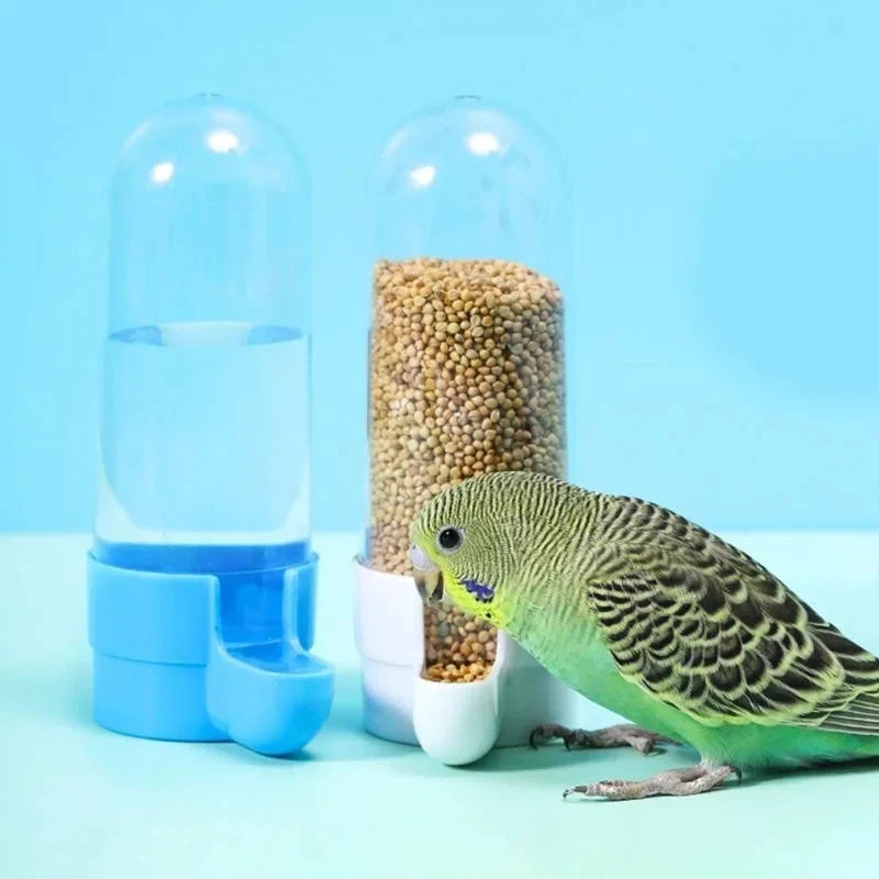 Hanging Bird Feeder & Water Dispenser for Cages