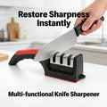 Quick Knife Sharpener – Non-Slip Handheld Kitchen Tool
