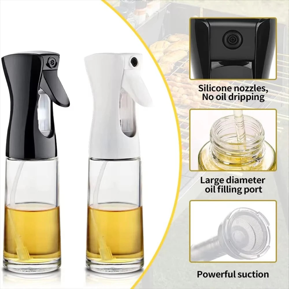 Oil Sprayer Bottle – Refillable Mist for Air Fryer & Cooking