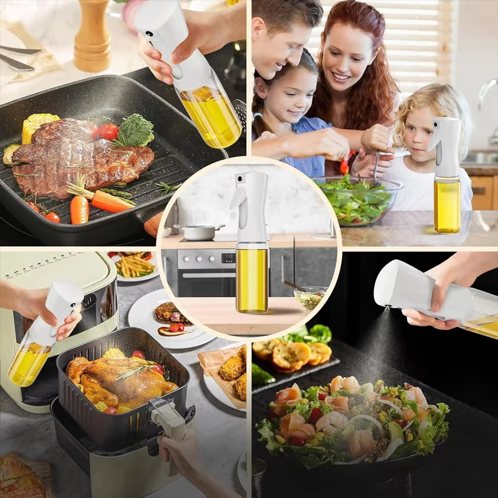 Oil Sprayer Bottle – Refillable Mist for Air Fryer & Cooking