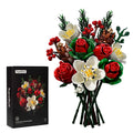 Christmas Rose Bouquet Building Set