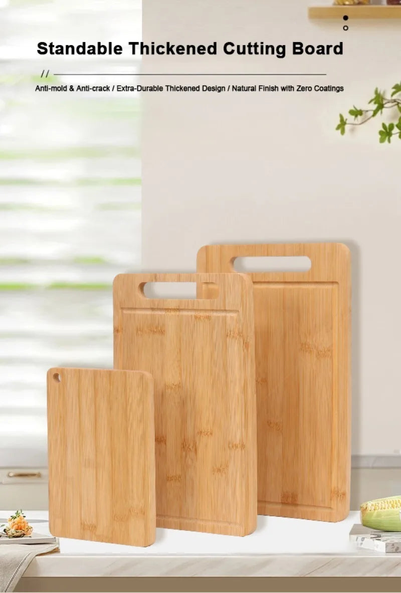 Double-Sided Bamboo Cutting Board – 3 Sizes