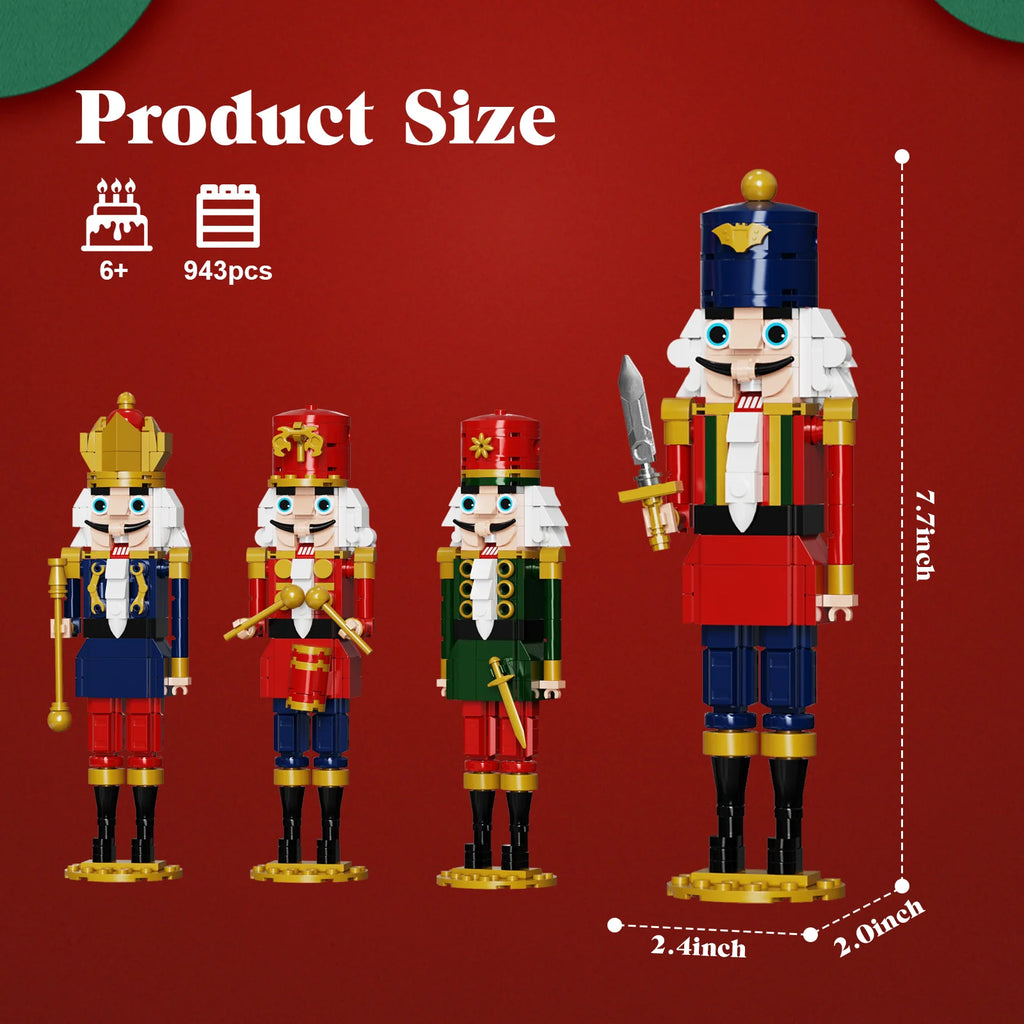 Christmas Nutcracker Building Set – 943 Pieces