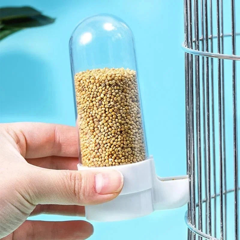 Hanging Bird Feeder & Water Dispenser for Cages