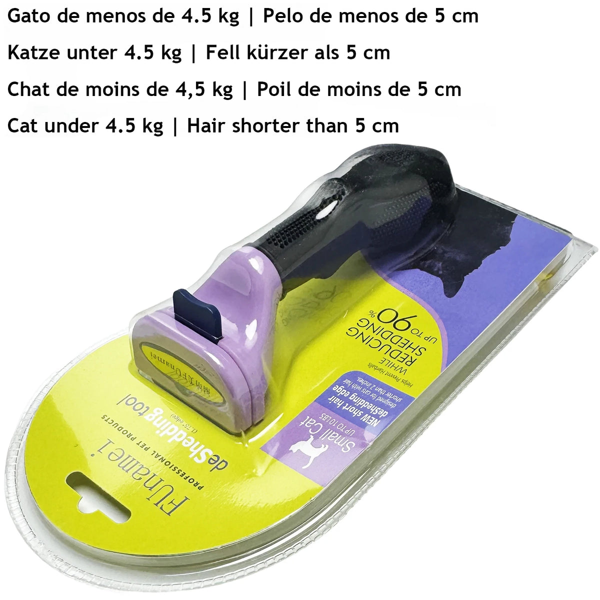 Pet Dematting Brush – Undercoat Rake for Dogs & Cats