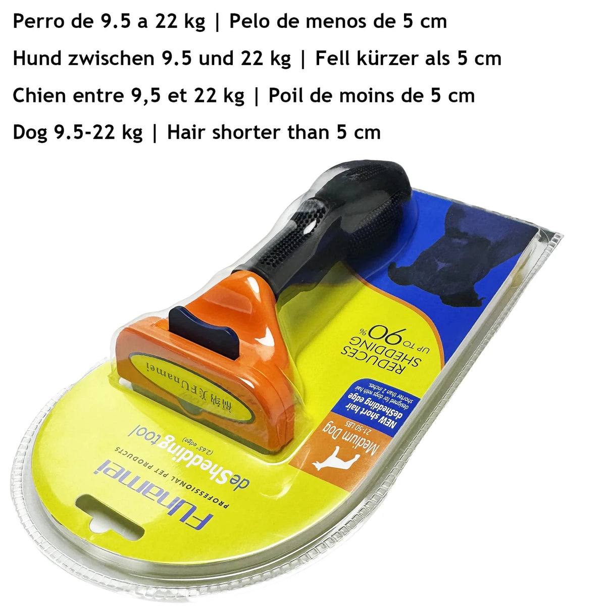 Pet Dematting Brush – Undercoat Rake for Dogs & Cats
