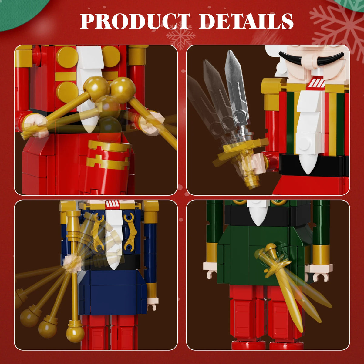 Christmas Nutcracker Building Set – 943 Pieces