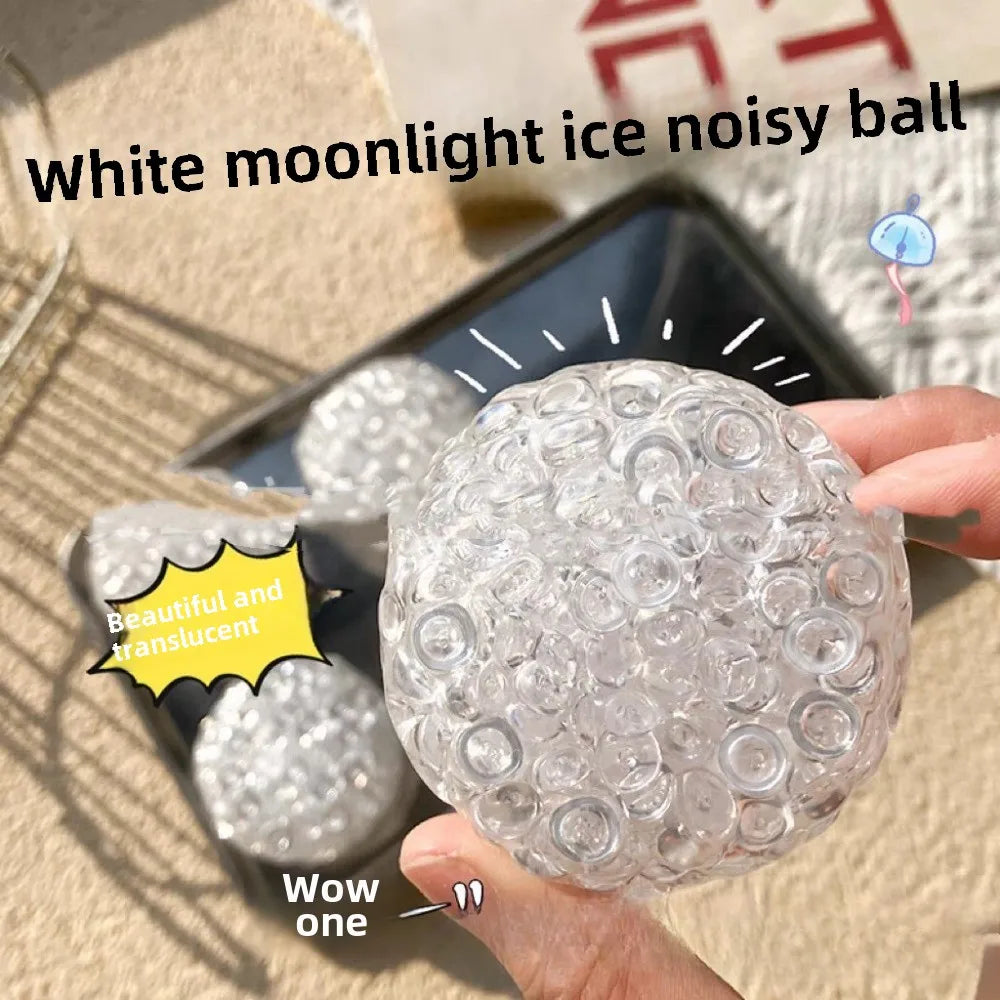 Crystal Bead Squishy Ball – Stress Relief Toy