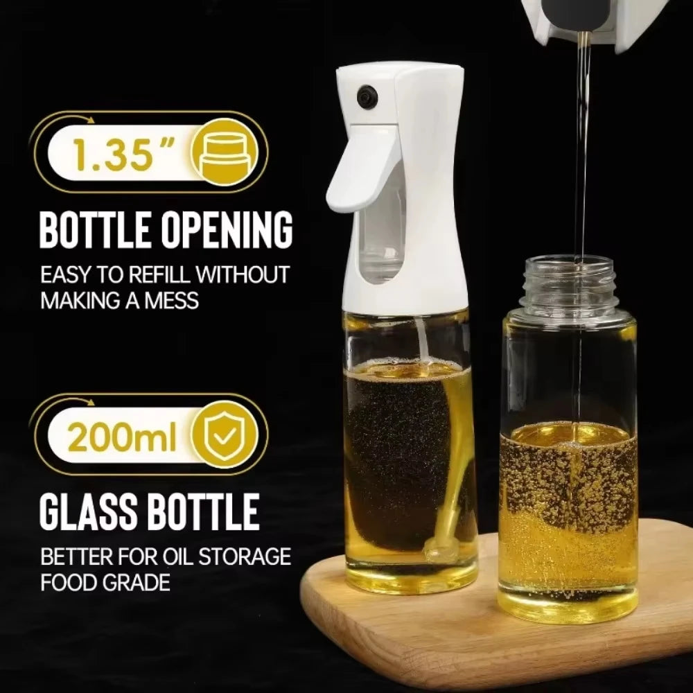 Oil Sprayer Bottle – Refillable Mist for Air Fryer & Cooking