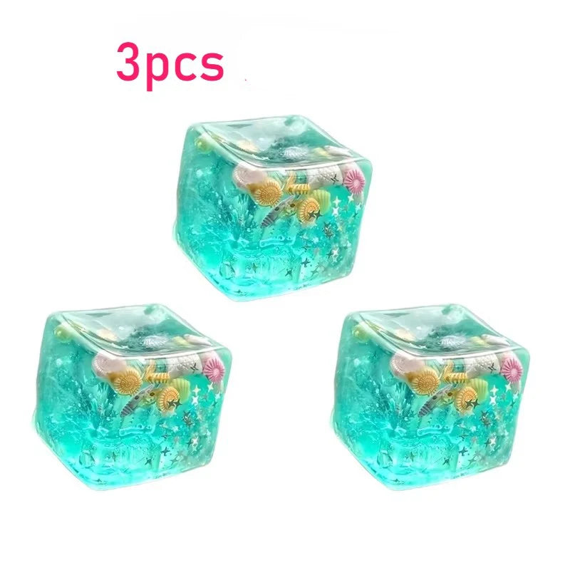 Ocean Cube Squishy – Stress Relief Toy