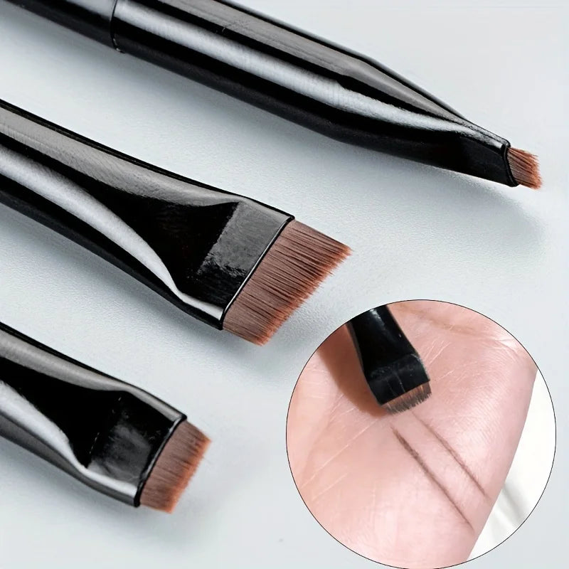 3-Piece Precision Eyeliner & Brow Brush Set