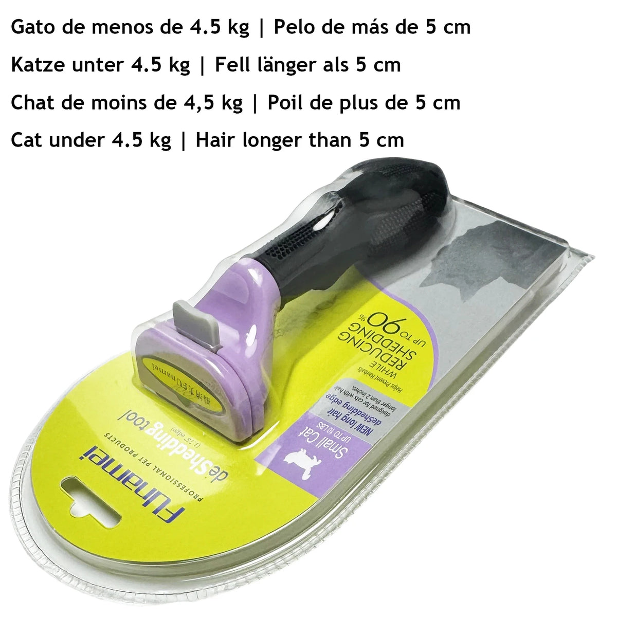Pet Dematting Brush – Undercoat Rake for Dogs & Cats
