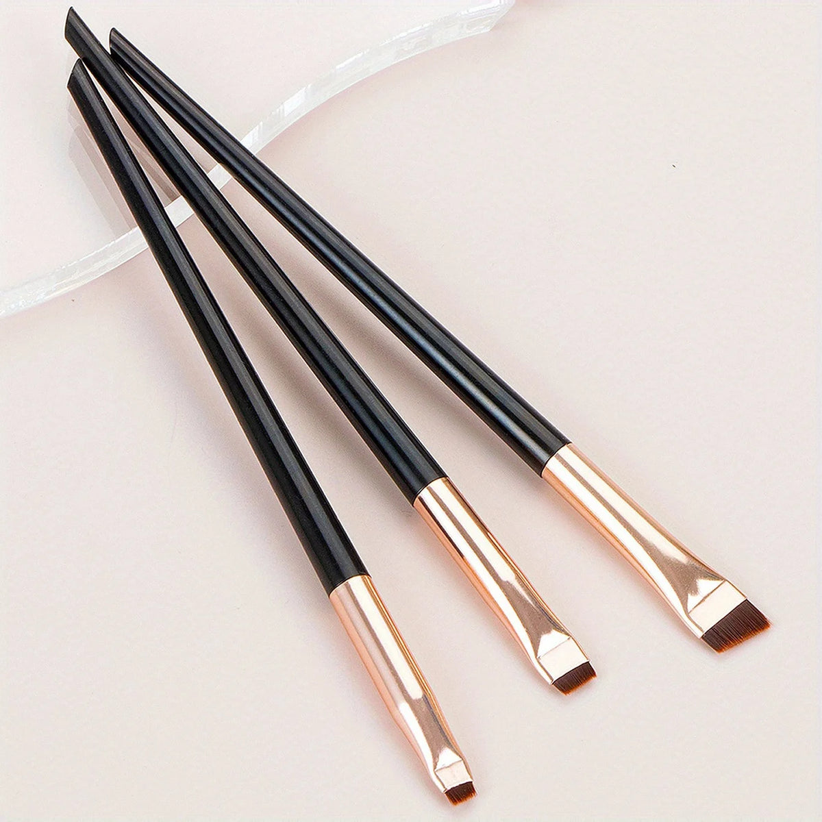 3-Piece Precision Eyeliner & Brow Brush Set
