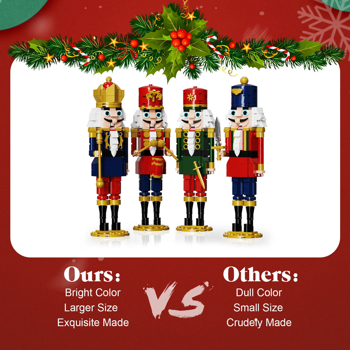 Christmas Nutcracker Building Set – 943 Pieces