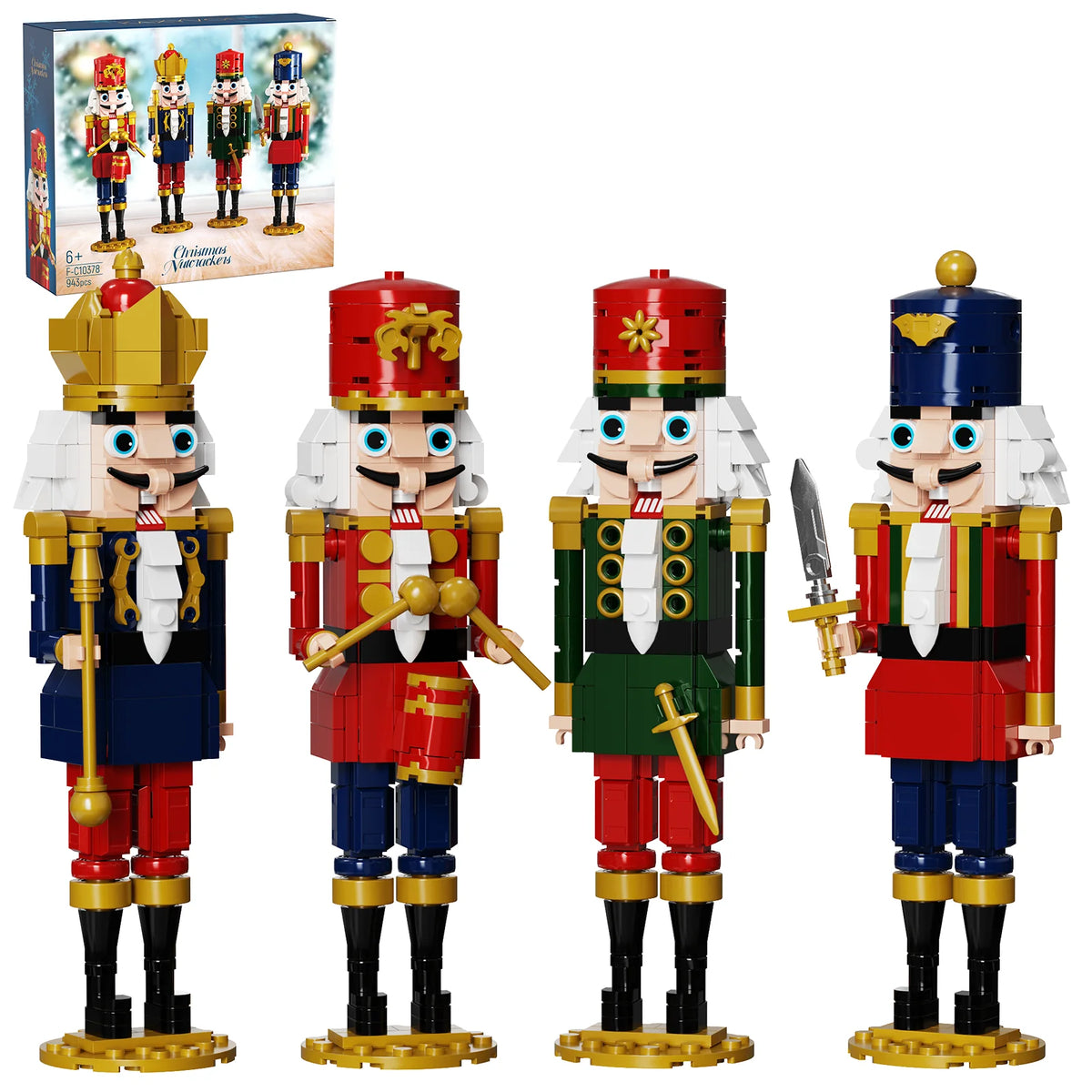 Christmas Nutcracker Building Set – 943 Pieces