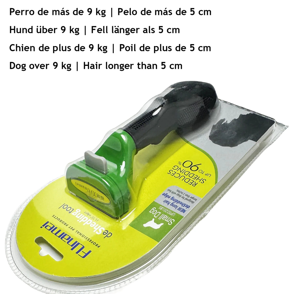 Pet Dematting Brush – Undercoat Rake for Dogs & Cats